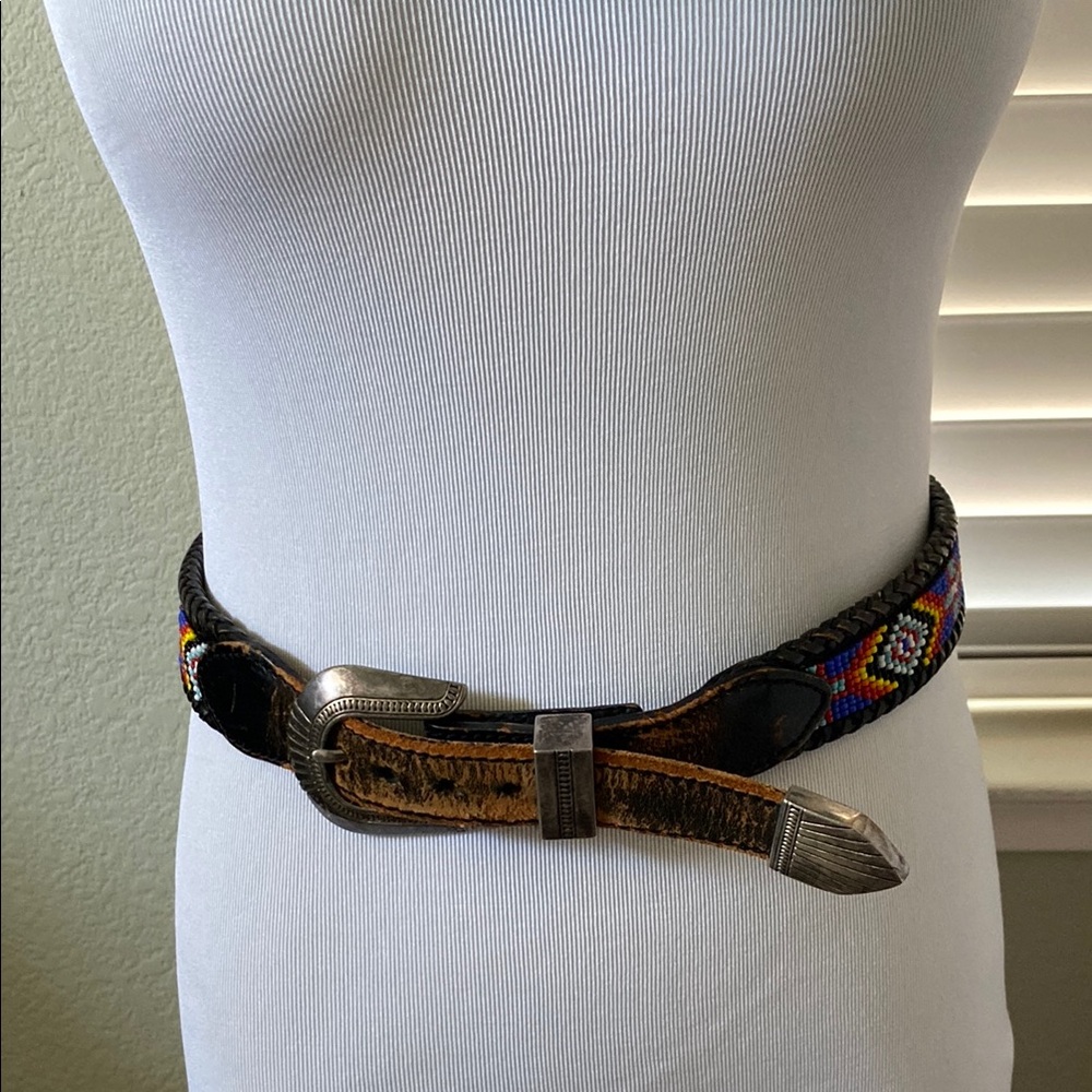 Colorful Beaded Women's Belt